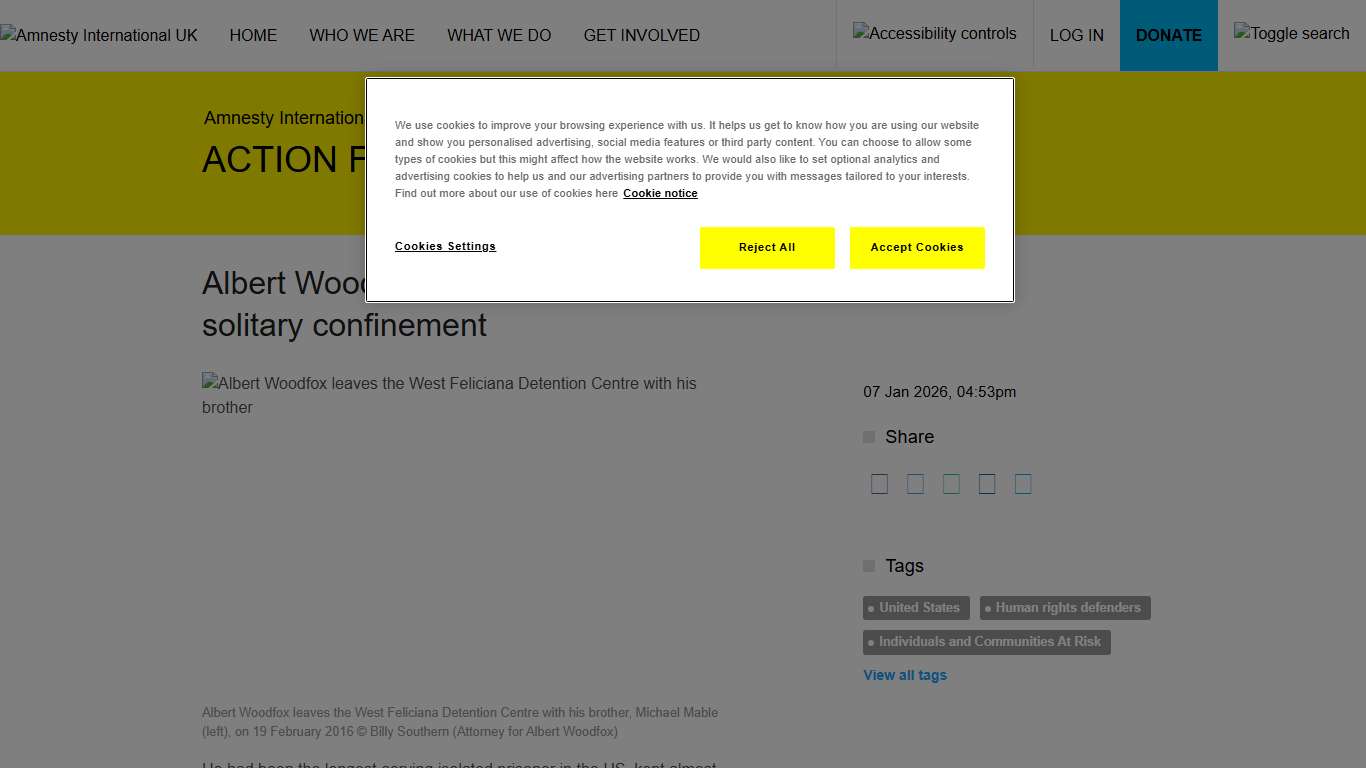 Albert Woodfox freed after 43 years in solitary confinement