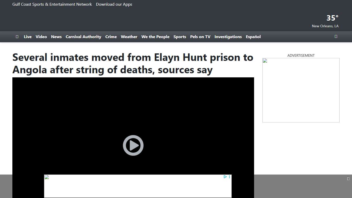 Several inmates moved from Elayn Hunt prison to Angola after string of deaths, sources say